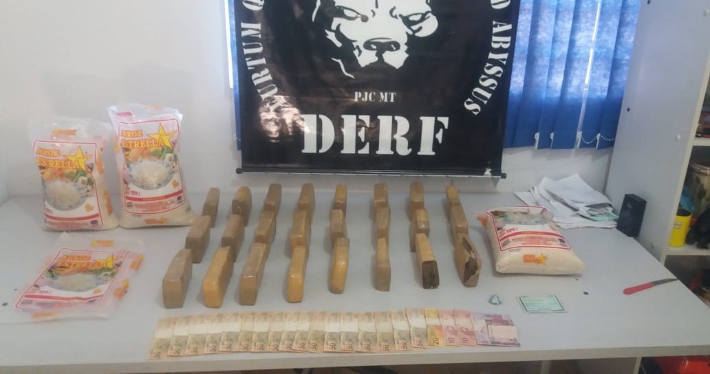 Polícia Civil apreende adolescente com 24 tabletes de maconha em Rondonópolis
