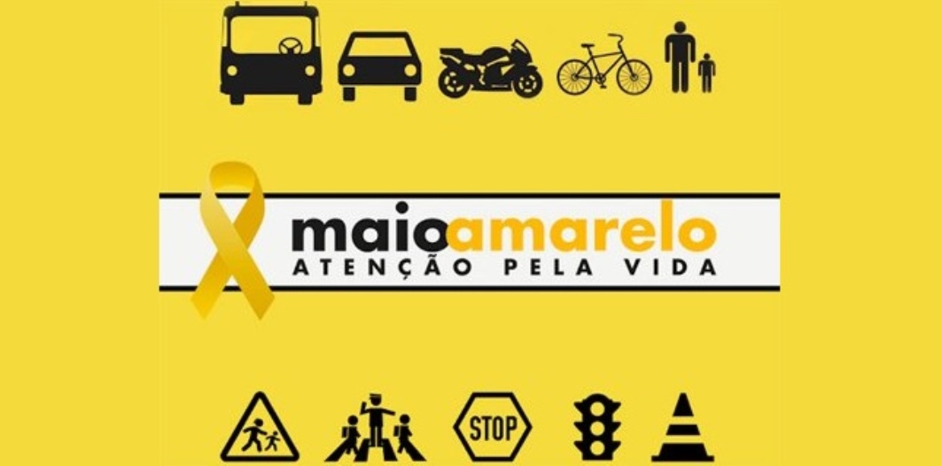 Sob o lema “No trânsito, o sentido é a vida”, Maio Amarelo estimula responsabilidade no trânsito