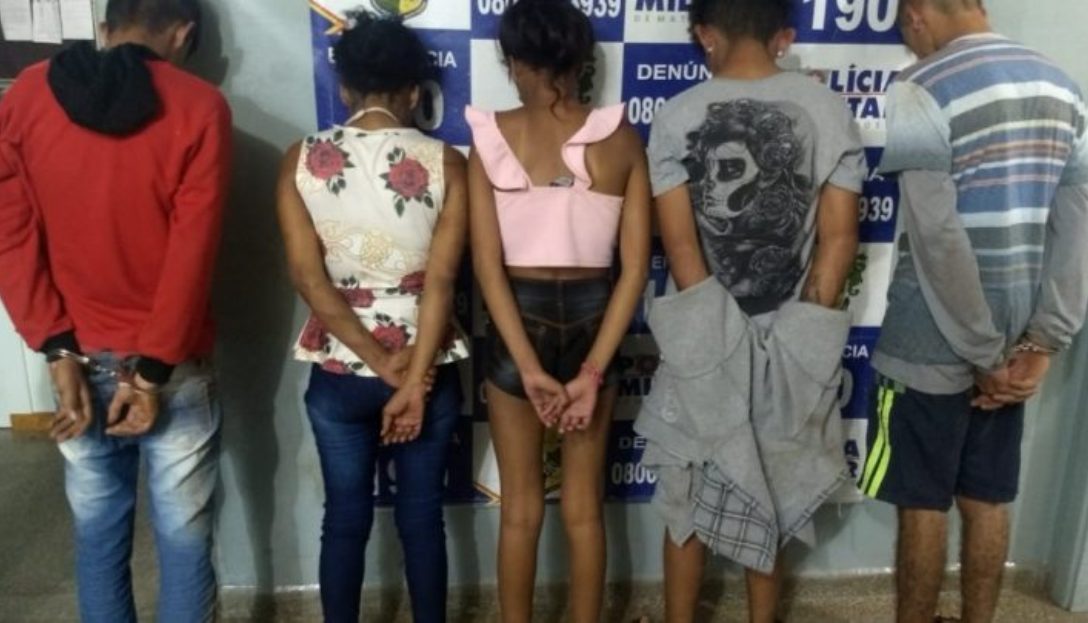 Após trocar tiros com a PM jovens são detidos