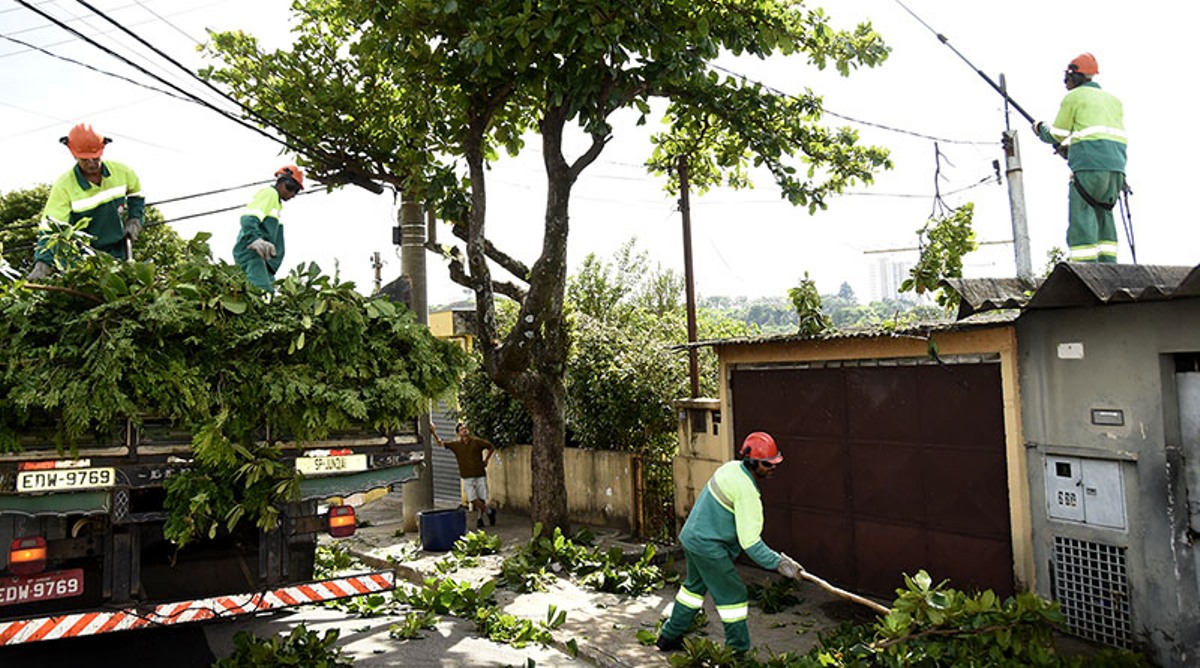 Reunião define área como ponto de apoio para descarte de resíduos de podas de arvores e outros