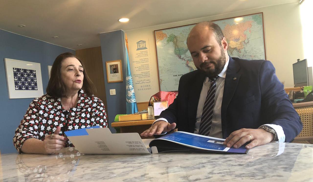 Dr. Leonardo busca parcerias para MT na UNESCO