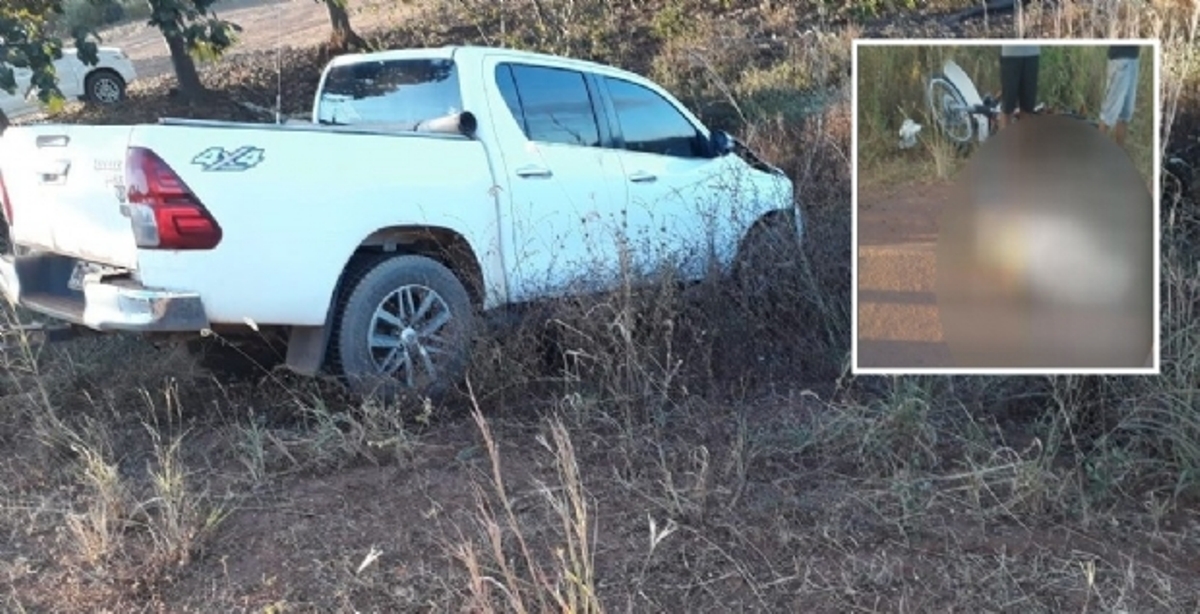 Motociclista de 52 anos morre atropelado por Hilux na MT-423