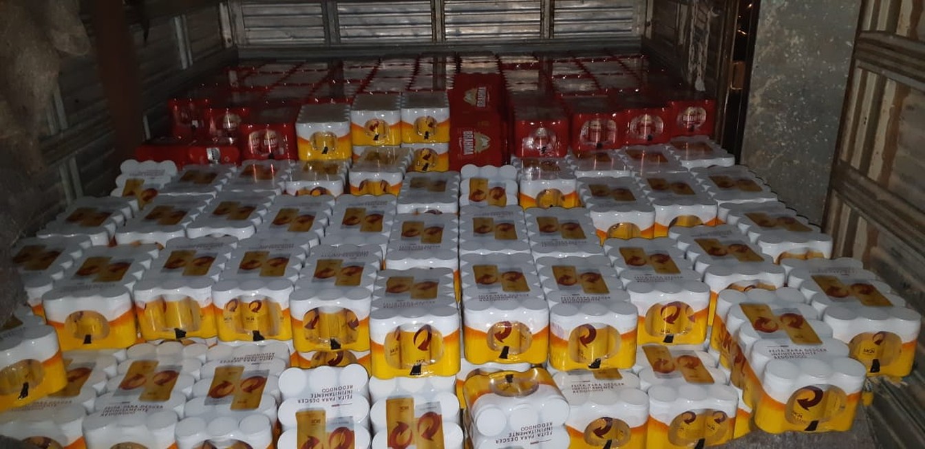 Estelionatário finge ser funcionário, retira carga de cerveja avaliada em R$ 16 mil em supermercado e é detido em Cuiabá