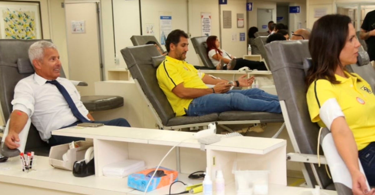 Dezesseis a cada mil brasileiros fazem doação de sangue