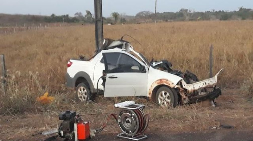 Casal de idosos de 70 e 75 anos morre em acidente entre picape e ônibus em Colíder