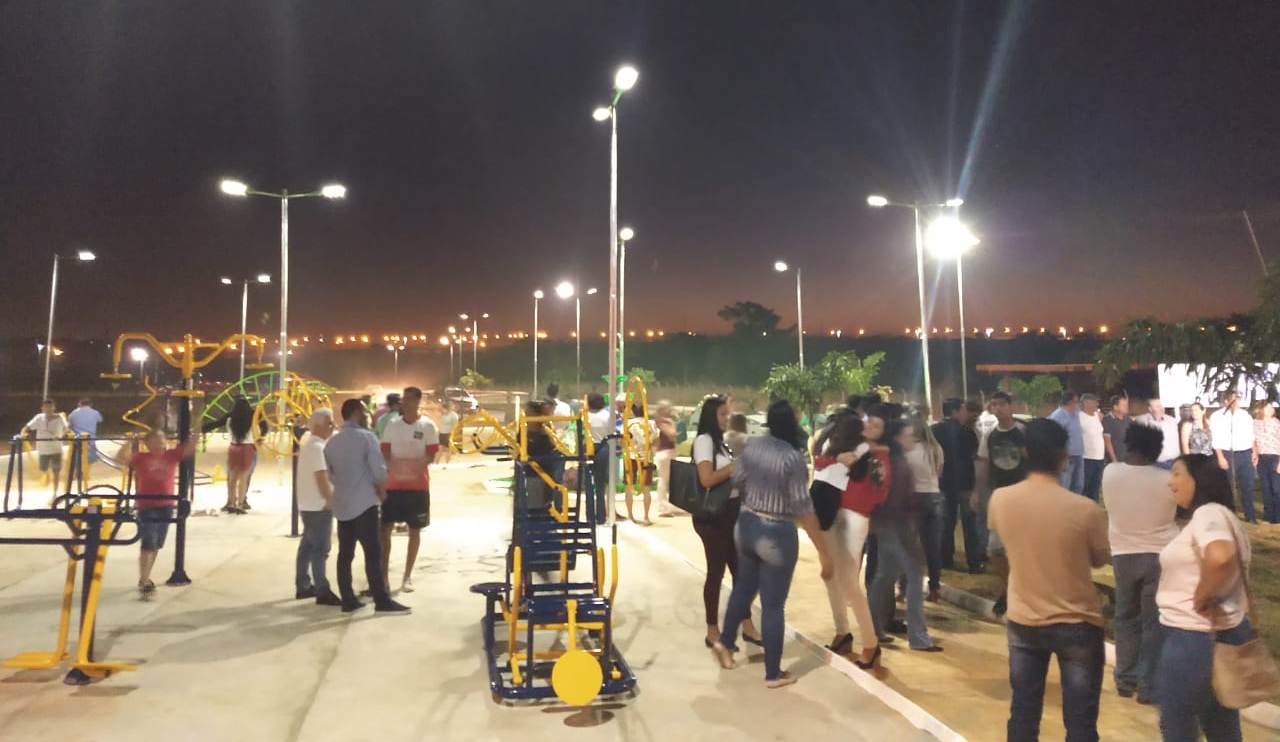 Prefeitura de Primavera do Leste inaugura duas praças em uma semana