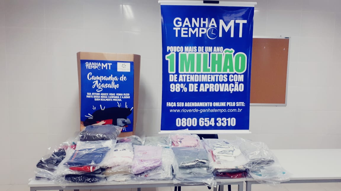 Ganha Tempo promove campanhas do agasalho e de prevenção ao feminicídio em MT