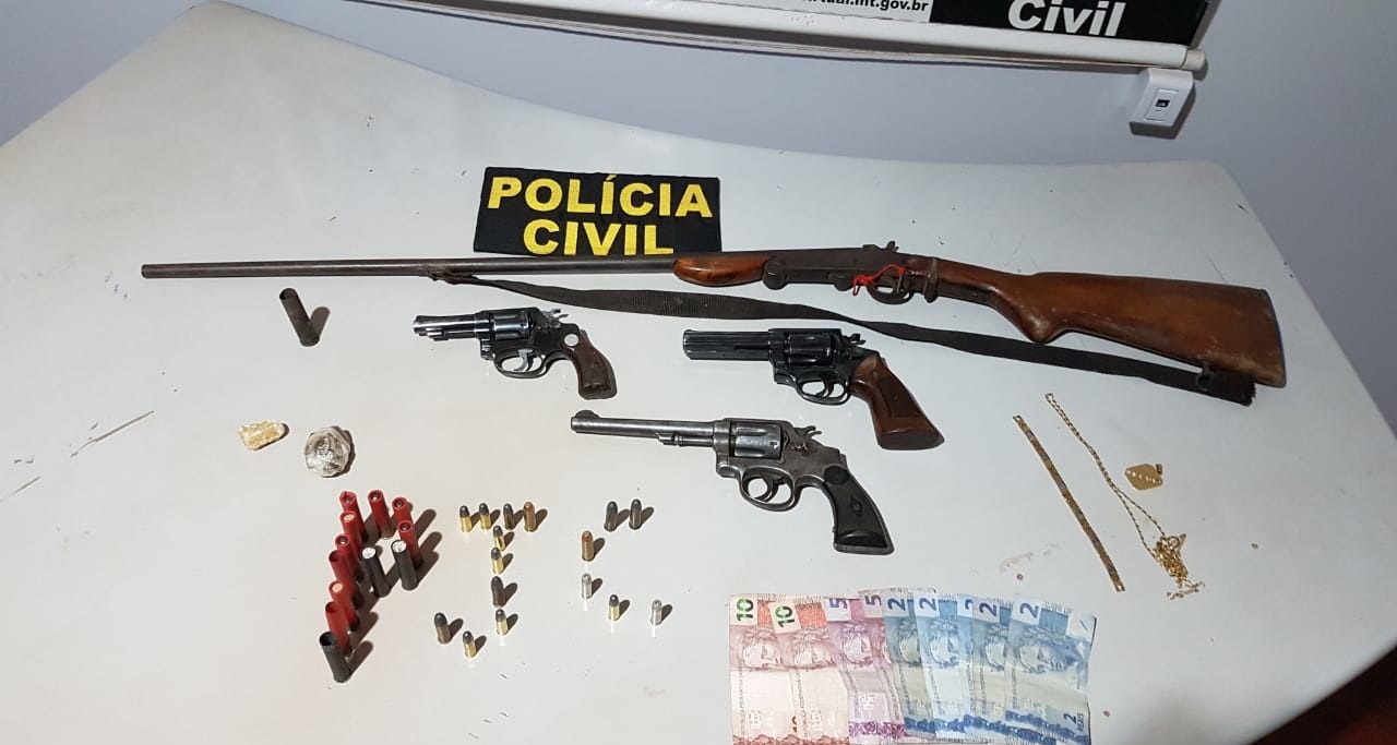 Polícia Civil de Poxoréu prende quadrilha envolvida em diversos crimes