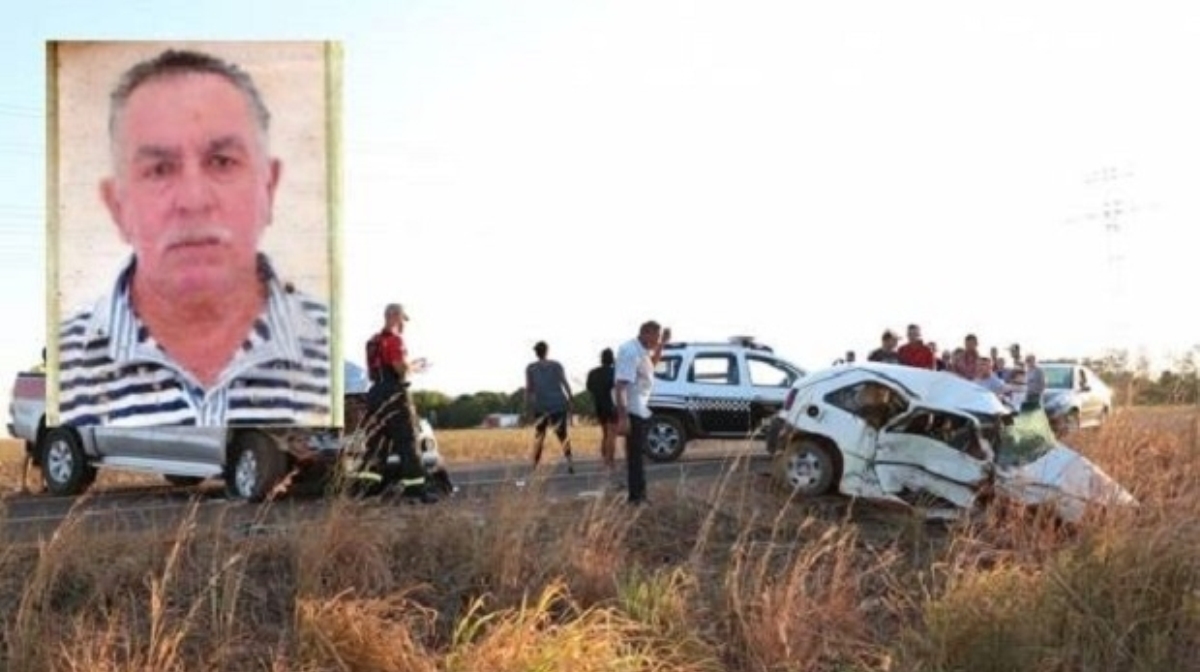 Idoso morre após entrar na pista e ter carro atingido por Hilux em Nova Mutum