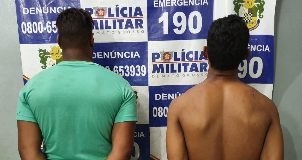 Dupla é pega logo depois de roubar estabelecimento comercial em Rondonópolis