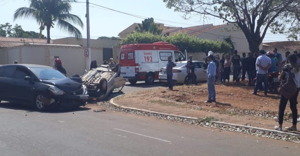 Acidente deixa uma pessoa ferida em Rondonópolis