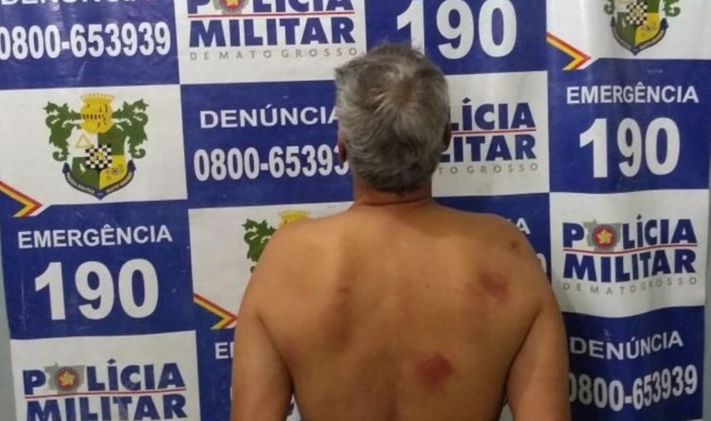 Homem é preso por agredir esposa enquanto ela assistia filme com os filhos em Rondonópolis