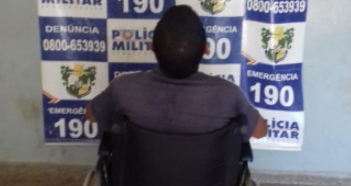 Cadeirante é preso pela Polícia Militar por ameaçar estuprar funcionárias de loja em Rondonópolis