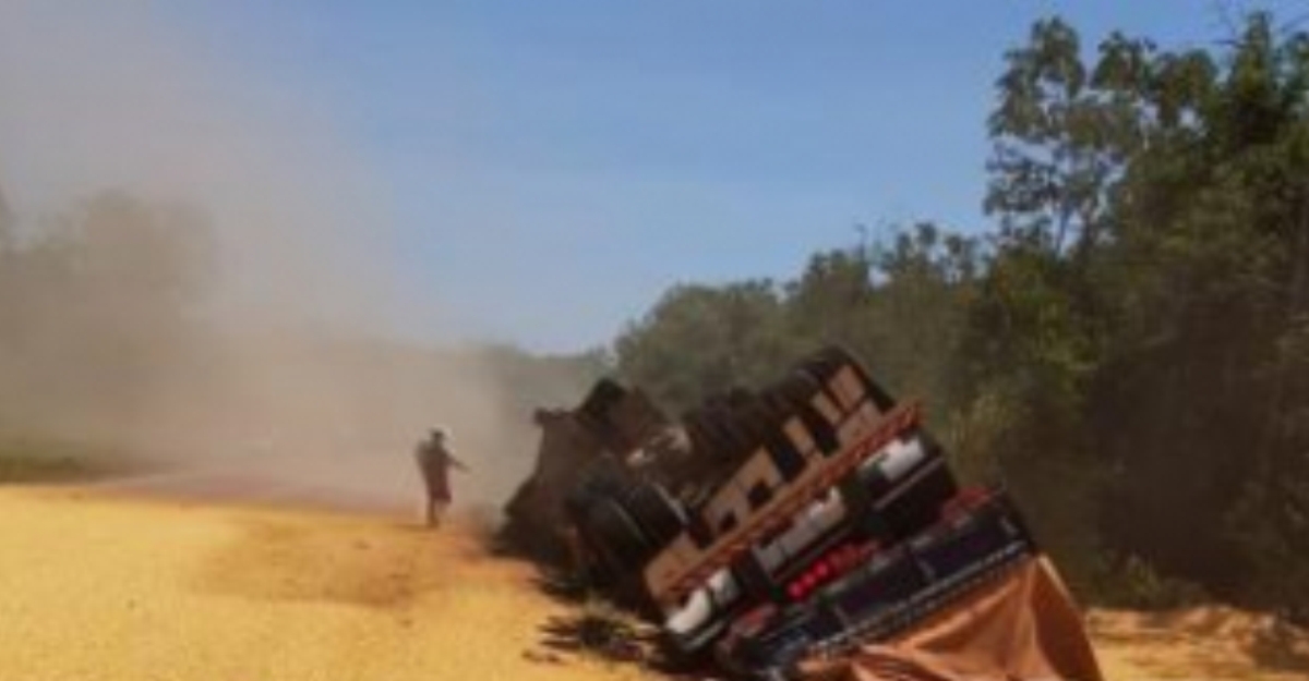 Caminhoneira morre em acidente no Norte de Mato Grosso