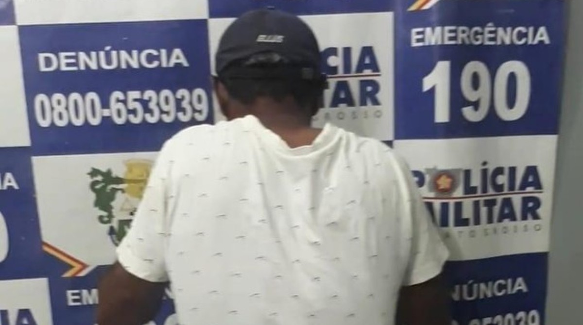 Homem é preso em flagrante ao ameaçar a ex-mulher e os filhos com uma faca em Rondonópolis