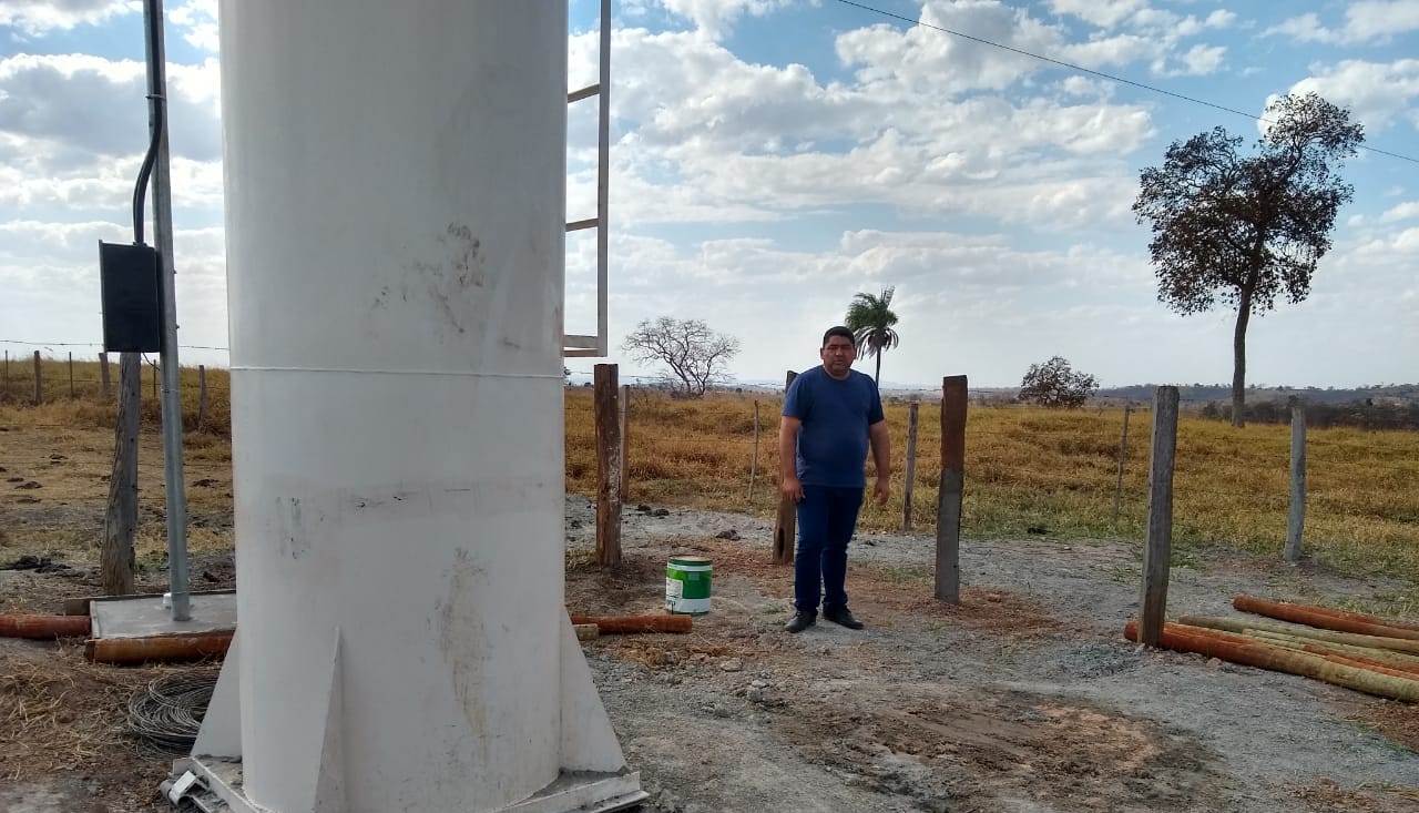 Vereador Vilmar Pimentel consegue novo poço artesiano para Assentamento Esperança