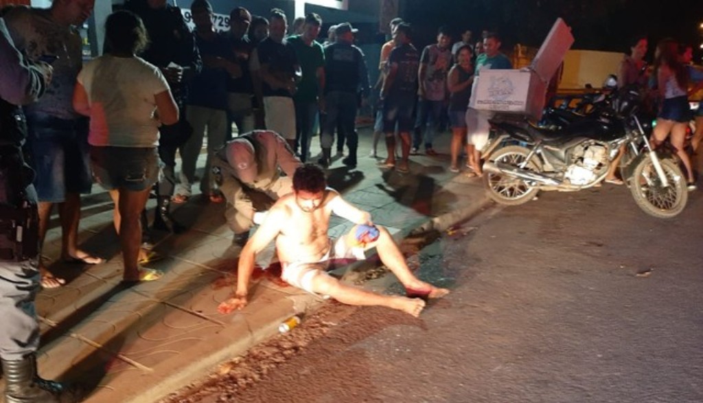 Enteado esfaqueia padrasto e é preso em Sorriso