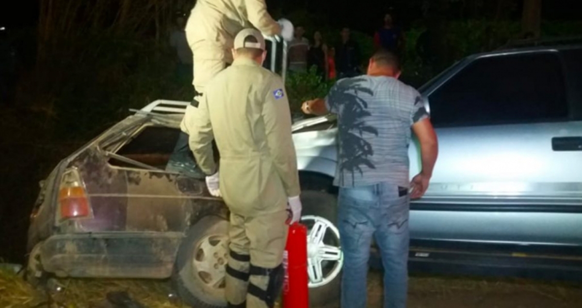 Acidente entre S10 e carro de passeio mata motorista em rodovia de MT