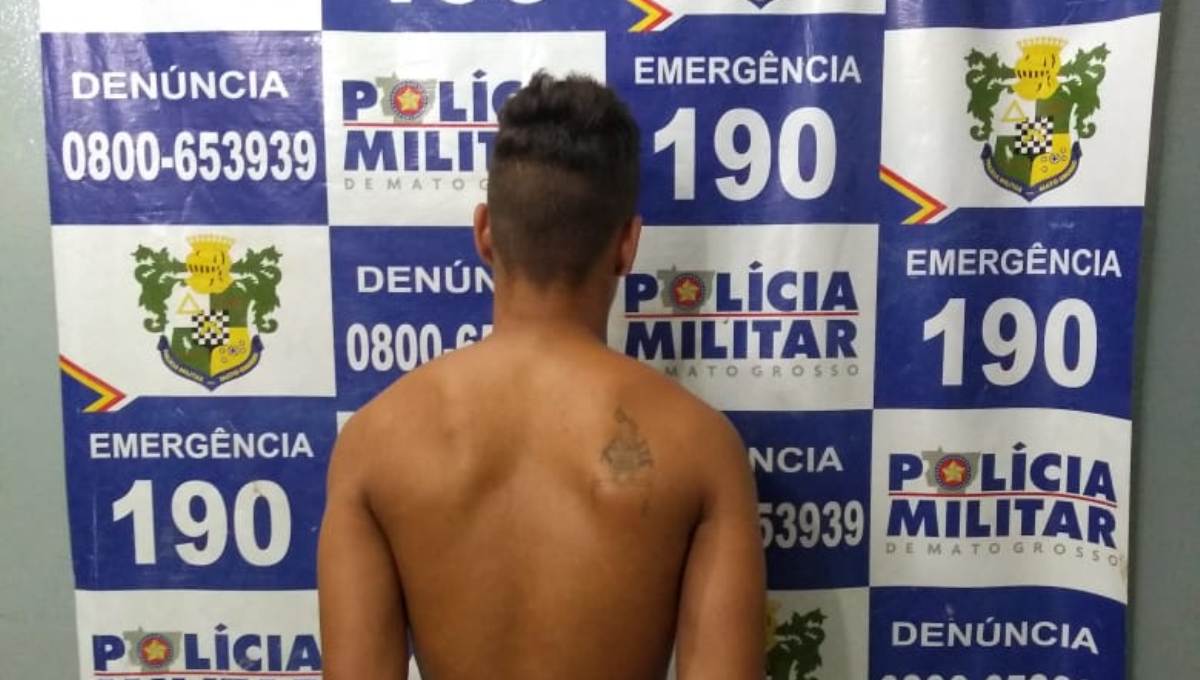 Jovem é preso por fazer ameaça a esposa e familiares em Rondonópolis