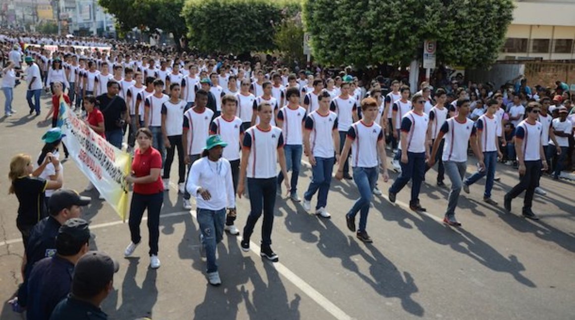 Desfile contará com 16 escolas do município com apresentações de fanfarras e temas culturais e históricos