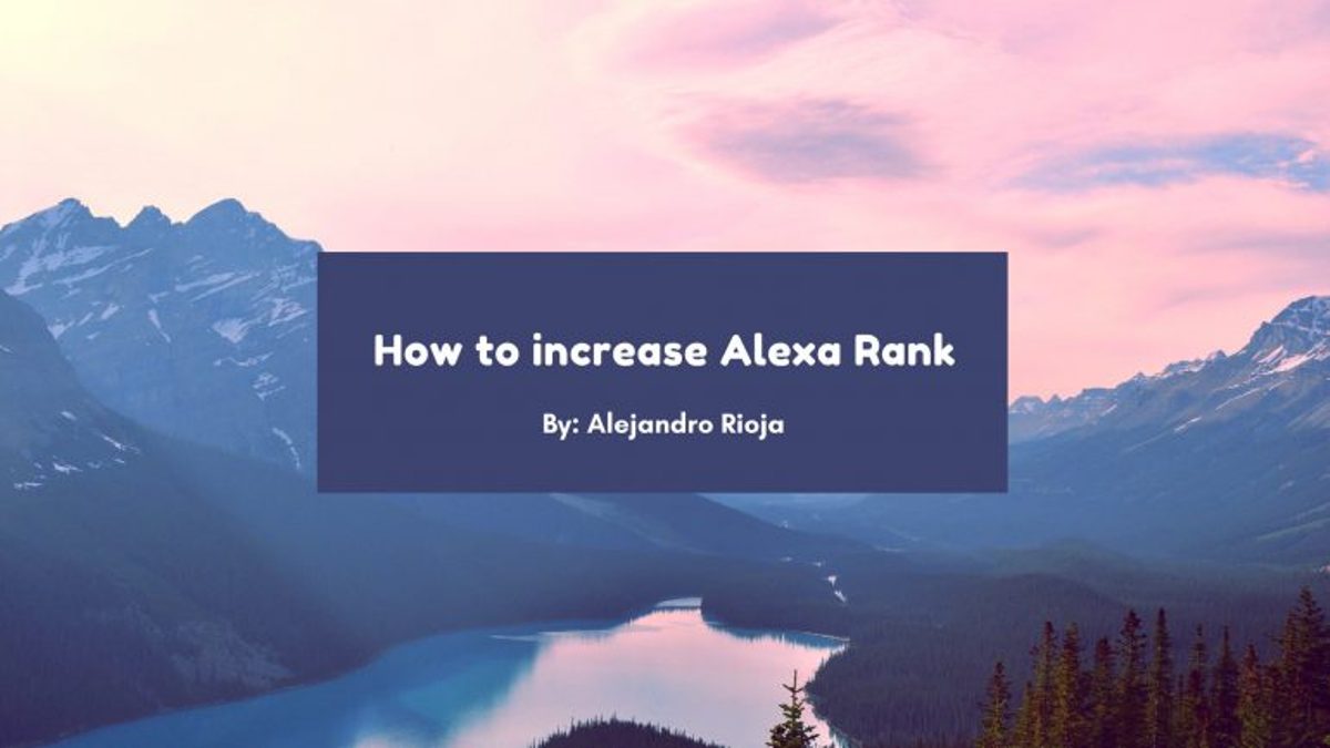 Melhores Dicas Pra Aumentar Seu Ranking No Alexa (2019)