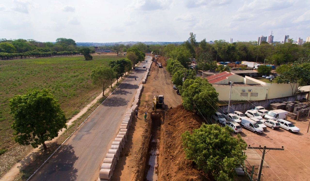 Obra de duplicação e modernização da av. Poguba ganham ritmo intenso de trabalho e avança