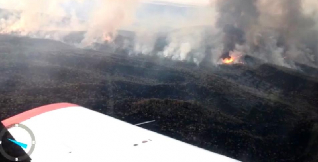 Fogo fecha pontos turísticos em Chapada dos Guimarães