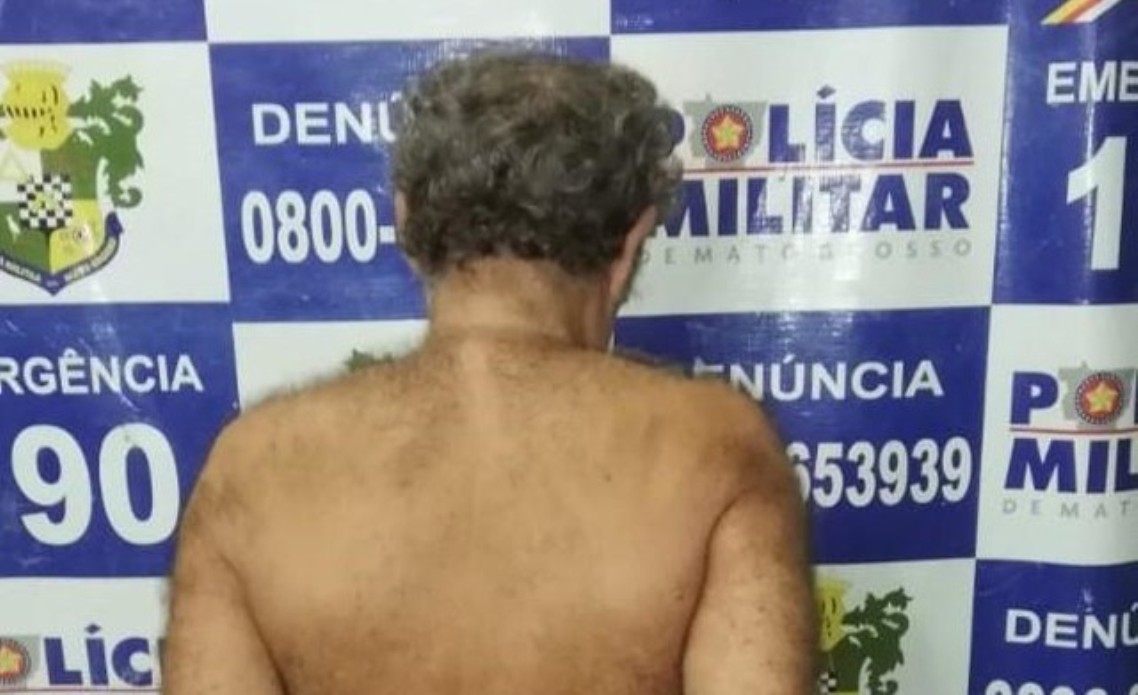 Idoso é preso por agredir a mulher e tentar enforcar adolescente em Rondonópolis