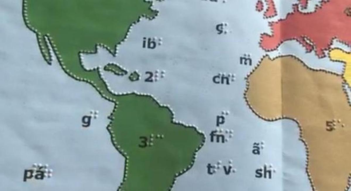 Professora cria mapas e gráficos táteis para aluno cego em São Paulo