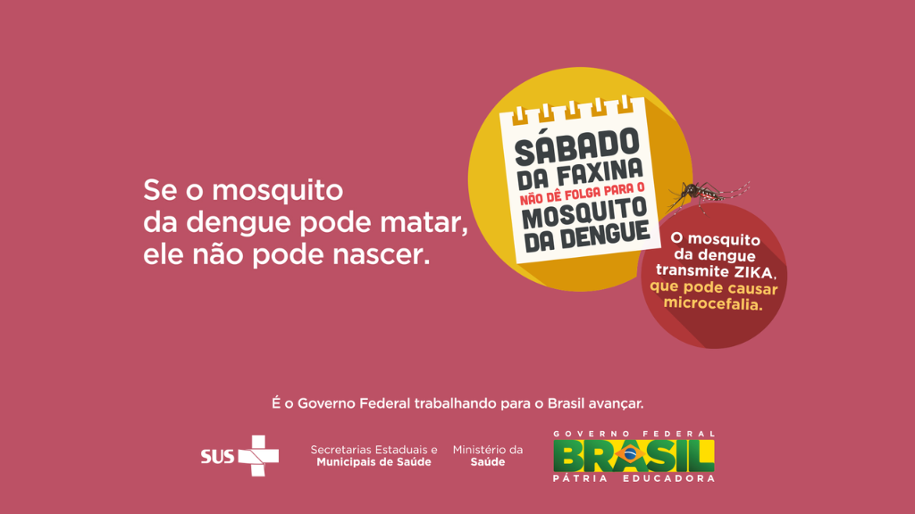 Ministério da Saúde lança campanha de combate ao Aedes aegypti