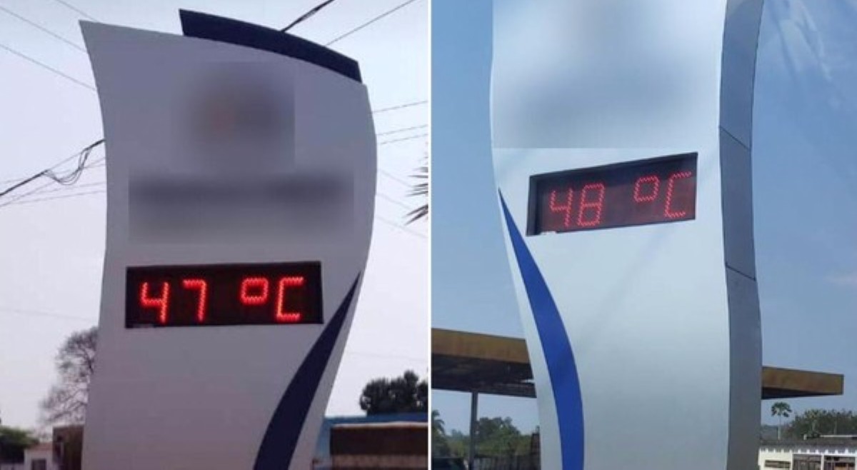 Termômetros registram temperaturas de até 51º em municípios de MT