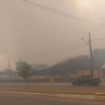 Fogo atinge lavoura, área de chácaras e moradores são socorridos por inalar fumaça em Vera 8