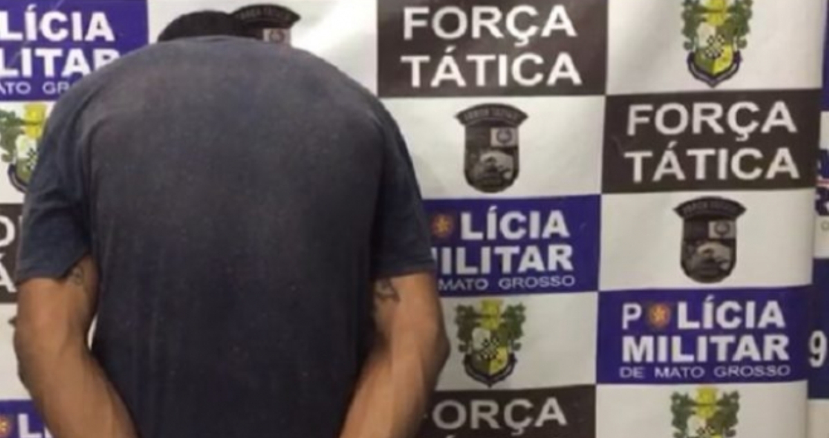 Homem é preso após dar tapa na cara de policial em Rondonópolis