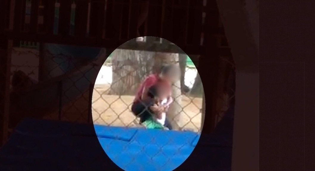 Professora é demitida após ser filmada agredindo aluno de 6 anos em escola pública de Sinop