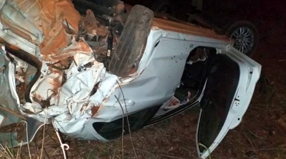 Homem morre ao capotar e ser arremessado do carro em Sinop