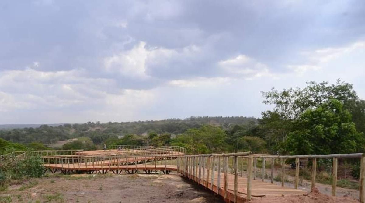 Obra do mirante do Parque Ecológico do Escondidinho está concluída
