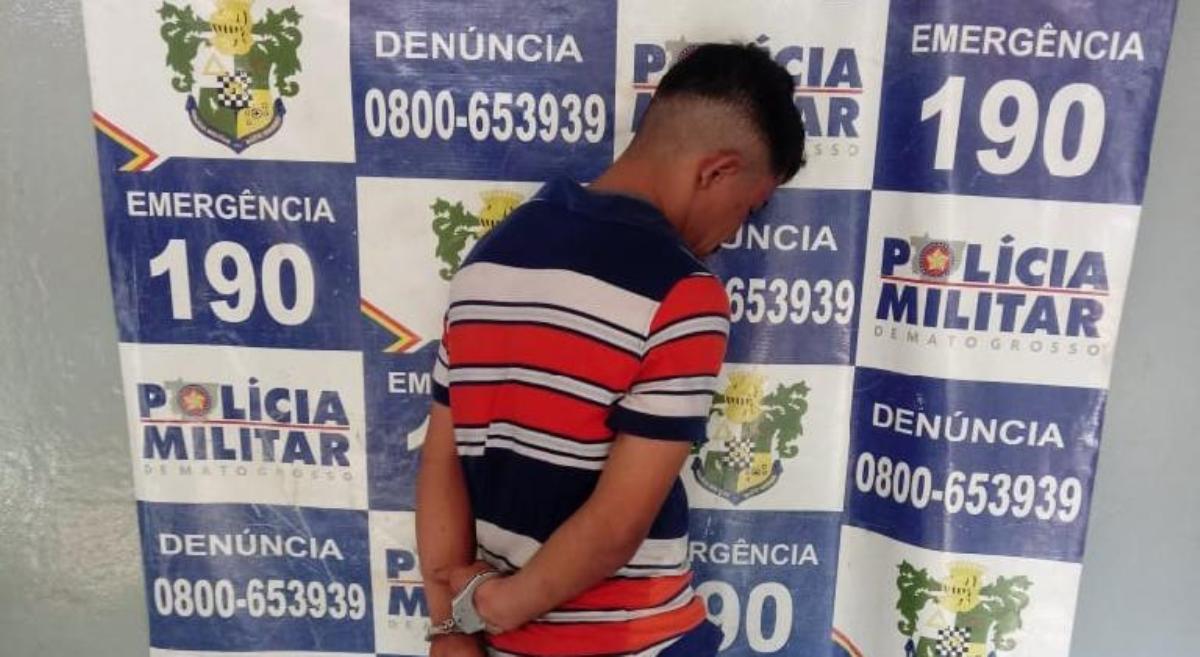 PM prende homem próximo da casa que havia acabado de roubar em Rondonópolis