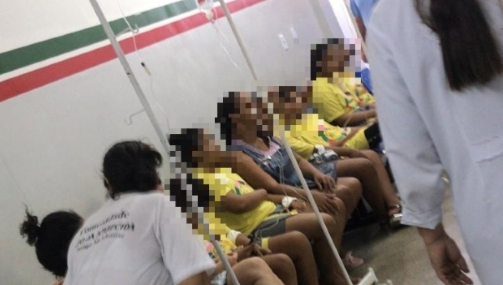Laudo aponta bactérias em água de bebedouros em escola de Várzea Grande onde 42 crianças passaram mal