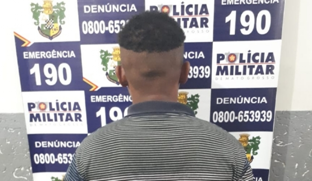 Homem é preso após agredir e ameaçar a esposa usando uma faca em Pontal do Araguaia