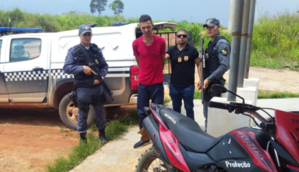 Homem que matou garota de programa à tiros é preso em casa no município de Colniza