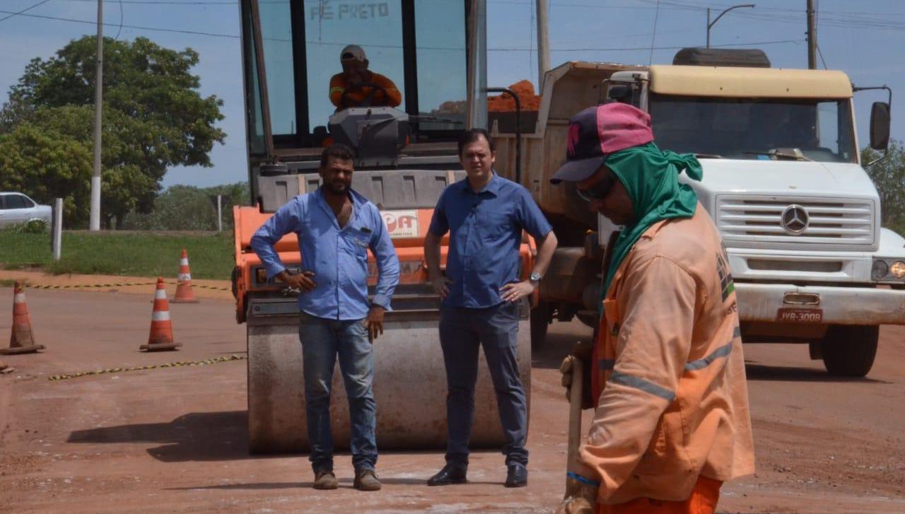 Thiago Silva defende melhor qualidade na obra do Anel Viário em Rondonópolis