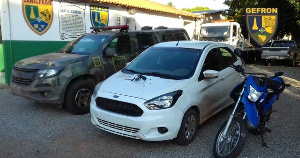 Criminoso morre na fronteira de MT em confronto com a polícia ao tentar levar carro roubado para a Bolívia