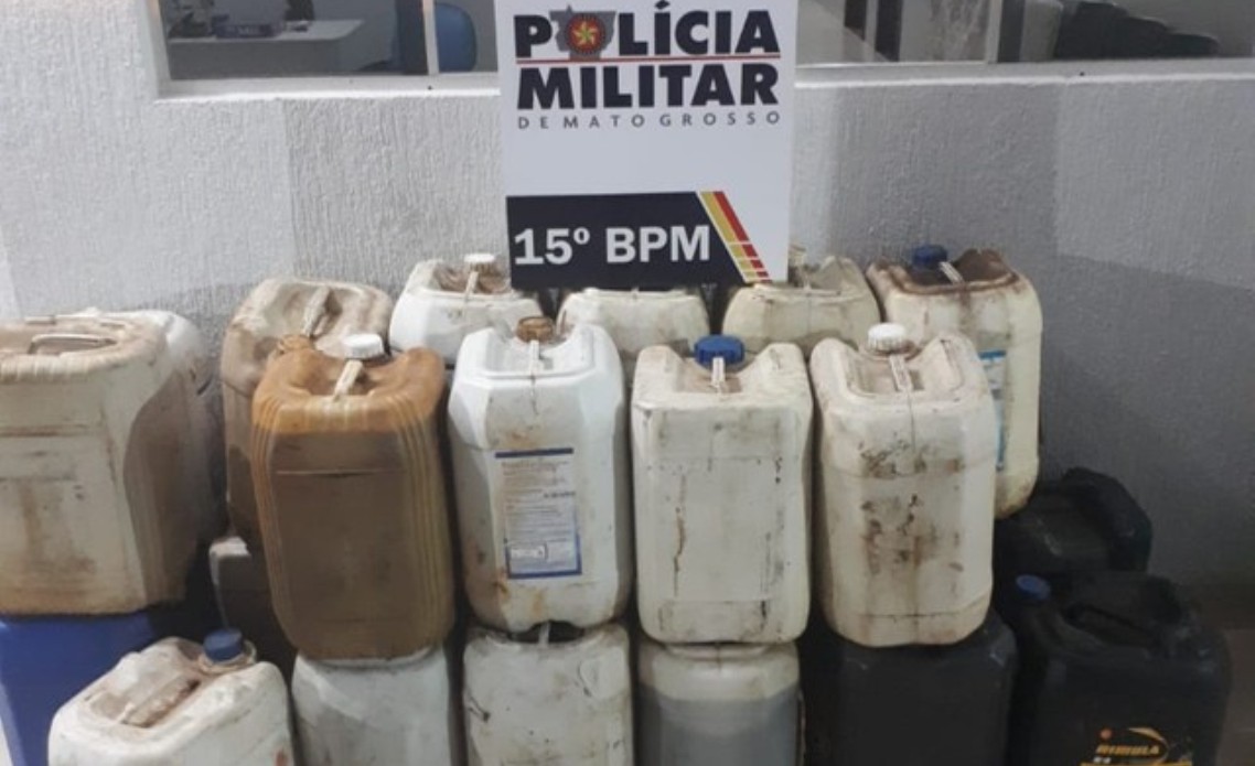 Criminosos tentam furtar 25 galões de combustível de terminal ferroviário em MT
