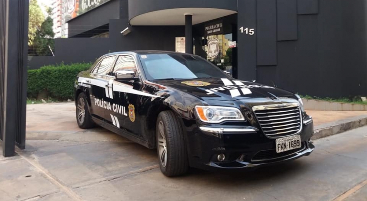 Carro de luxo apreendido em Cuiabá passou a ser viatura da Polícia Civil
