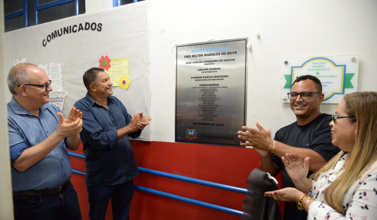 Moradores da Vila Rica vibram com revitalização da Escola Frei Milton