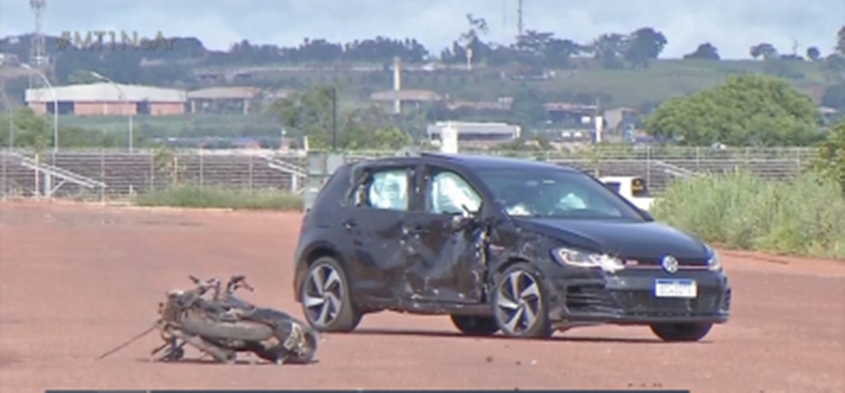 Rondonópolis | Motociclista atinge carro ao cruzar pista e morre