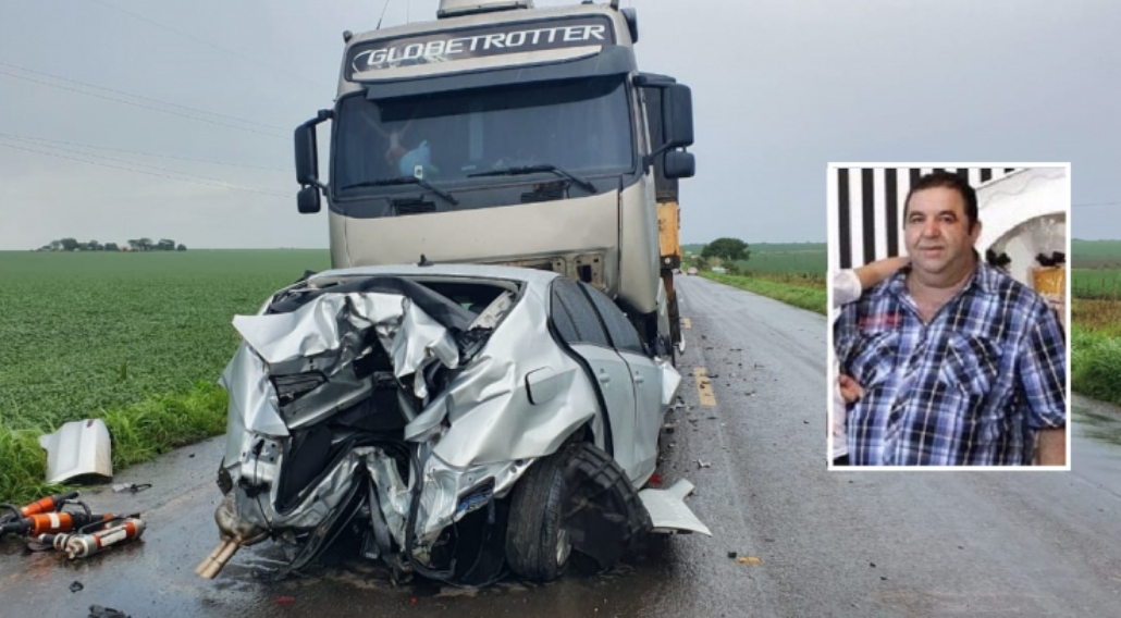 Mato-grossense bate carro de frente com carreta e morre em viagem de férias