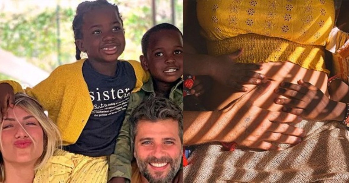 Grávida, Gio Ewbank descobre sexo do bebê e revela reação dos filhos. Saiba!