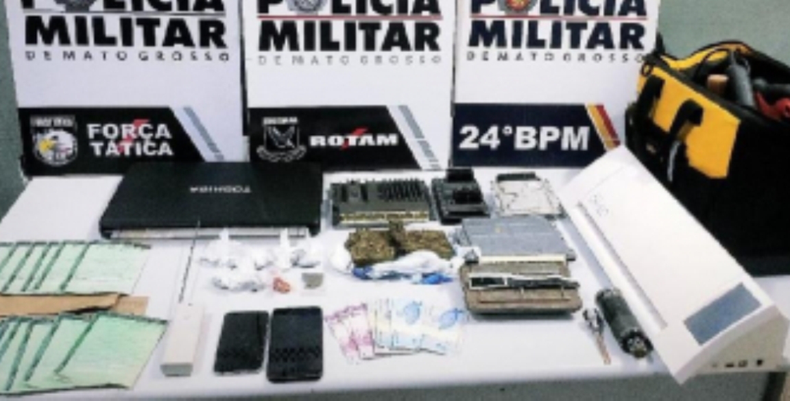 Rotam descobre fábrica de falsificações em Cuiabá