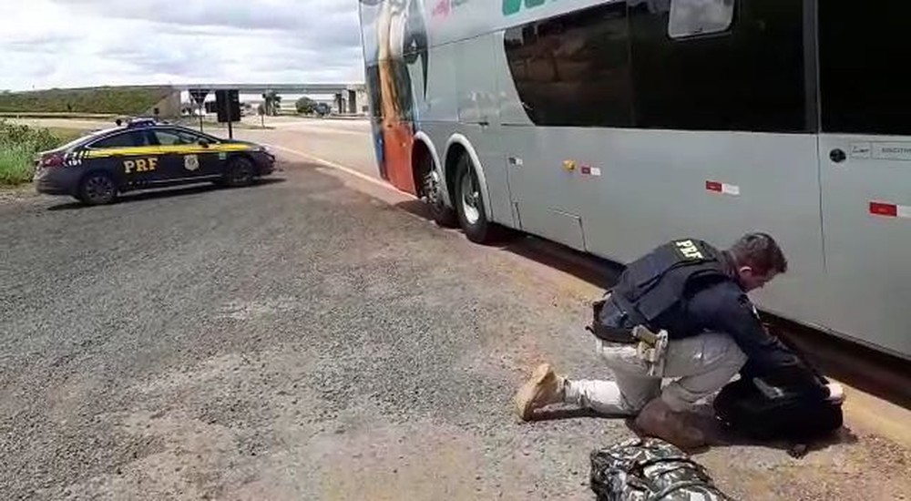 Itiquira | Jovem é preso ao ser flagrado transportando 5kg de cocaína em ônibus